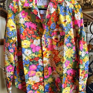Frank & Eileen Never Worn Eileen Italian cotton. Beautiful flower print. XS